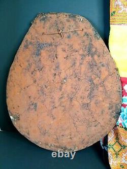 Old Papua New Guinea Kina Moka Breast Plate (Lg) beautiful and unique collectio
