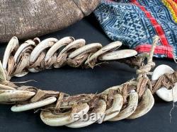 Old Papua New Guinea Kina Shell Coin Bracelet