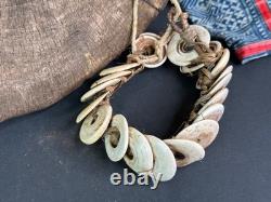 Old Papua New Guinea Kina Shell Coin Bracelet