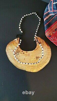 Old Papua New Guinea Kina Shell Necklace beautiful collection piece