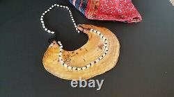 Old Papua New Guinea Kina Shell Necklace beautiful collection piece