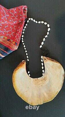 Old Papua New Guinea Kina Shell Necklace beautiful collection piece