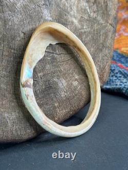 Old Papua New Guinea Sea Shell Bangle Bracelet