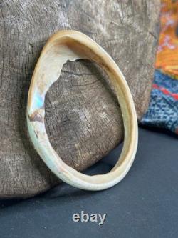 Old Papua New Guinea Sea Shell Bangle Bracelet
