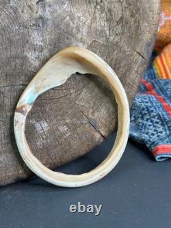 Old Papua New Guinea Sea Shell Bangle Bracelet