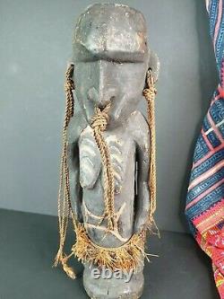 Old Papua New Guinea Sepik River Ancestral Wood Carving. Beautiful collection an