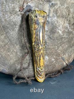 Old Papua New Guinea Sepik River Carved Spone by Jeff Liversidge
