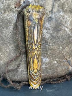 Old Papua New Guinea Sepik River Carved Spone by Jeff Liversidge