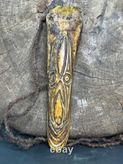 Old Papua New Guinea Sepik River Carved Spone by Jeff Liversidge