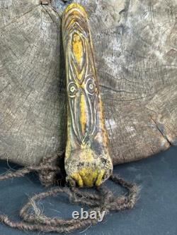 Old Papua New Guinea Sepik River Carved Spone by Jeff Liversidge