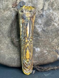 Old Papua New Guinea Sepik River Carved Spone by Jeff Liversidge