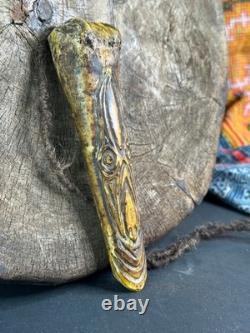 Old Papua New Guinea Sepik River Carved Spone by Jeff Liversidge