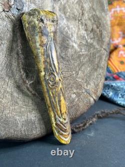 Old Papua New Guinea Sepik River Carved Spone by Jeff Liversidge