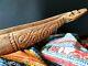 Old Papua New Guinea Sepik River Carved Wooden Canoe beautiful collection piece
