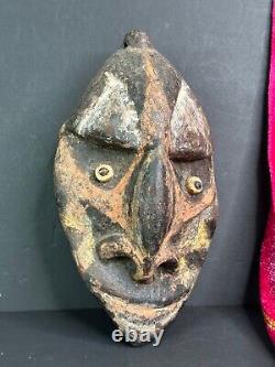 Old Papua New Guinea Sepik River Carved Wooden Head