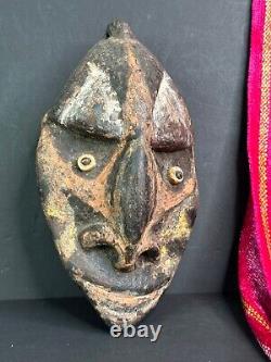 Old Papua New Guinea Sepik River Carved Wooden Head