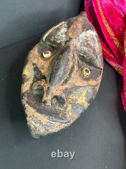 Old Papua New Guinea Sepik River Carved Wooden Head