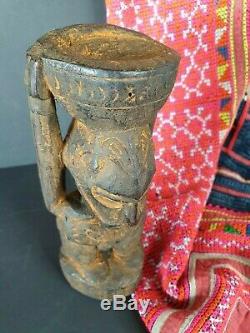 Old Papua New Guinea Sepik River Face Paint Holder beautiful collection and dis