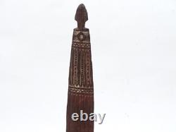 Old Papua New Guinea Sepik River Lime Spatula Tribal Artifact Oceanic PNG