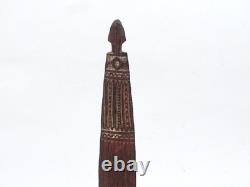 Old Papua New Guinea Sepik River Lime Spatula Tribal Artifact Oceanic PNG