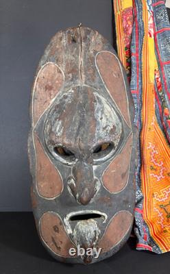 Old Papua New Guinea Sepik River Mask