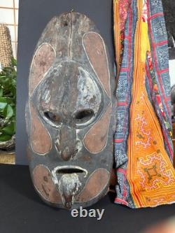 Old Papua New Guinea Sepik River Mask