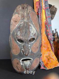 Old Papua New Guinea Sepik River Mask