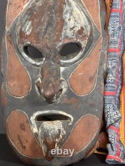Old Papua New Guinea Sepik River Mask