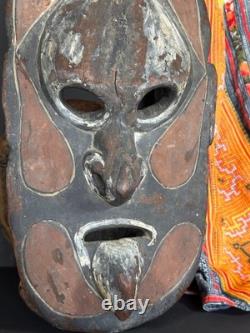 Old Papua New Guinea Sepik River Mask