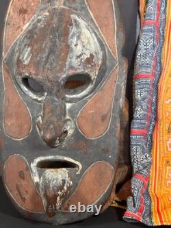 Old Papua New Guinea Sepik River Mask