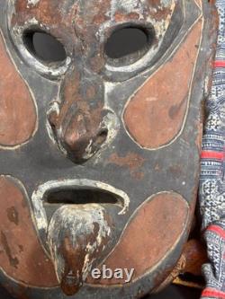 Old Papua New Guinea Sepik River Mask