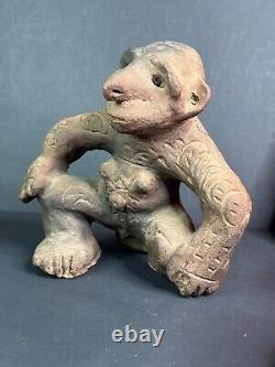 Old Papua New Guinea Sepik River Murik Lakes Pottery Figure