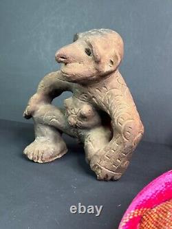 Old Papua New Guinea Sepik River Murik Lakes Pottery Figure