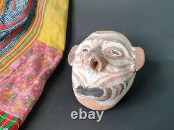 Old Papua New Guinea Sepik River Murik Lakes Pottery Head