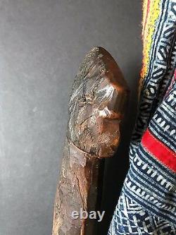 Old Papua New Guinea Sepik River Wooden Hunters Carcass Hook unique collection