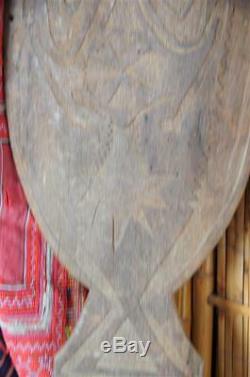 Old Papua New Guinea Spirit / Gope Board possible missionary influence