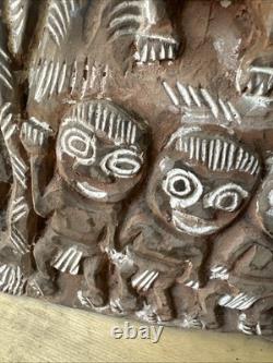 Old Papua New Guinea Story Board Kambot Village Oceanic TRIBAL ART