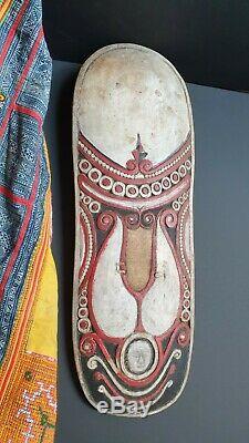 Old Papua New Guinea Trobriand Islands Canoe Shield beautiful collection & dis
