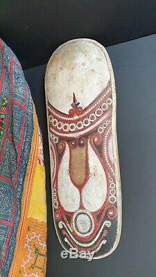 Old Papua New Guinea Trobriand Islands Canoe Shield beautiful collection & dis