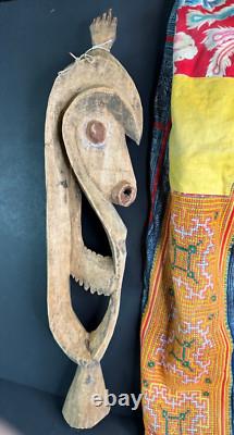 Old Papua New Guinea Western Highlands Hunters Carving