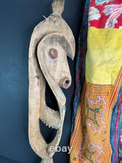 Old Papua New Guinea Western Highlands Hunters Carving