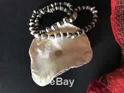 Old Papua New Guinea Western Highlands Kina Shell Necklace beautiful collection