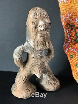 Old Papua New Guinea Yuat Sepik River Pottery Figure beautiful collection piece