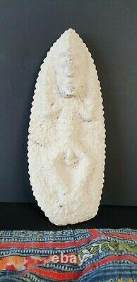 Old Papua New Guinea oval tablet shaped carving Tolai People East New Britain