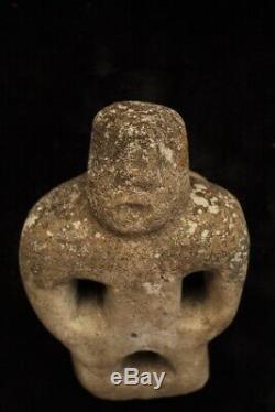 Old Stone Anthropomorphic Figure Papua New Guinea mid 20thC