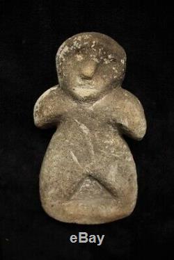 Old Stone Figure Collected Highlands Papua New Guinea mid 20thC