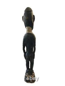 Old Tribal Oceanic Papua-New Guinea Standing Ancestor Figure Sculpture 22 H