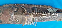 Old Tribal Papua New Guinea Mwai Mask Middle Sepic River