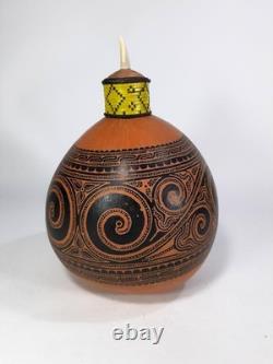Old Vintage Massim Lime Betel Gourd Trobriand Papua New Guinea PNG Pacific