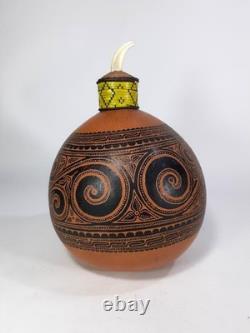 Old Vintage Massim Lime Betel Gourd Trobriand Papua New Guinea PNG Pacific
